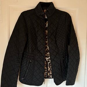 Black Quilted Coat